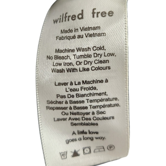 Wilfred Free Womens Full Zip Jacket XS Black‎ Athletic Aritizia Pockets Outdoor - Picture 3 of 12